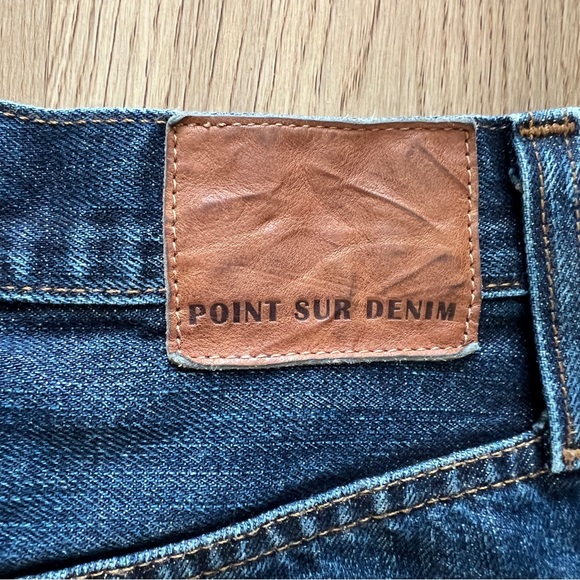 J.Crew Wide Leg Cropped Point Sur Denim MADE IN USA Sz: 26 - Picture 10 of 14